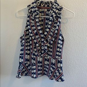 Seven Brand Silk Cherry Peplum